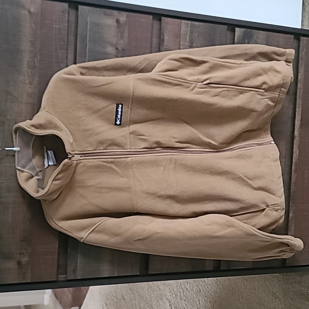 Columbia Men's Tan Fleece Jacket